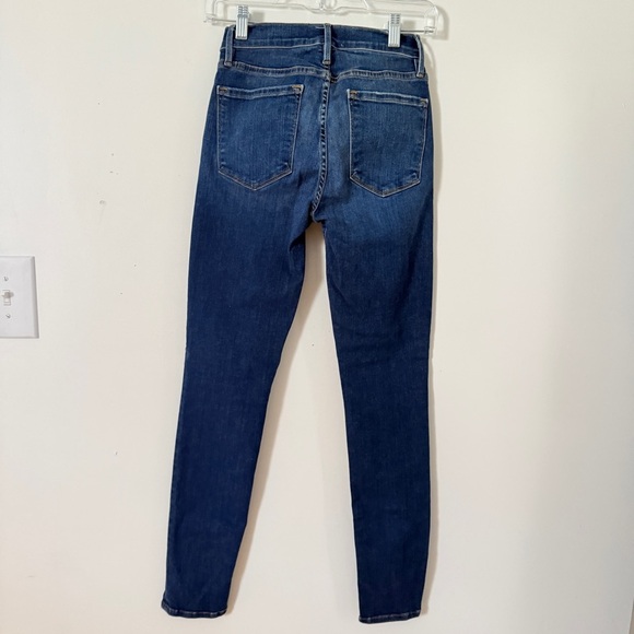 FRAME Denim Le Skinny de Jeanne Zip Hem Jeans - Picture 2 of 4